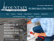 Tablet Screenshot of fountainplumbing.com